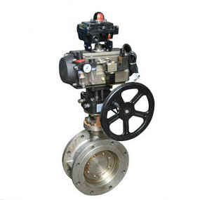 D643H气动硬密封蝶阀